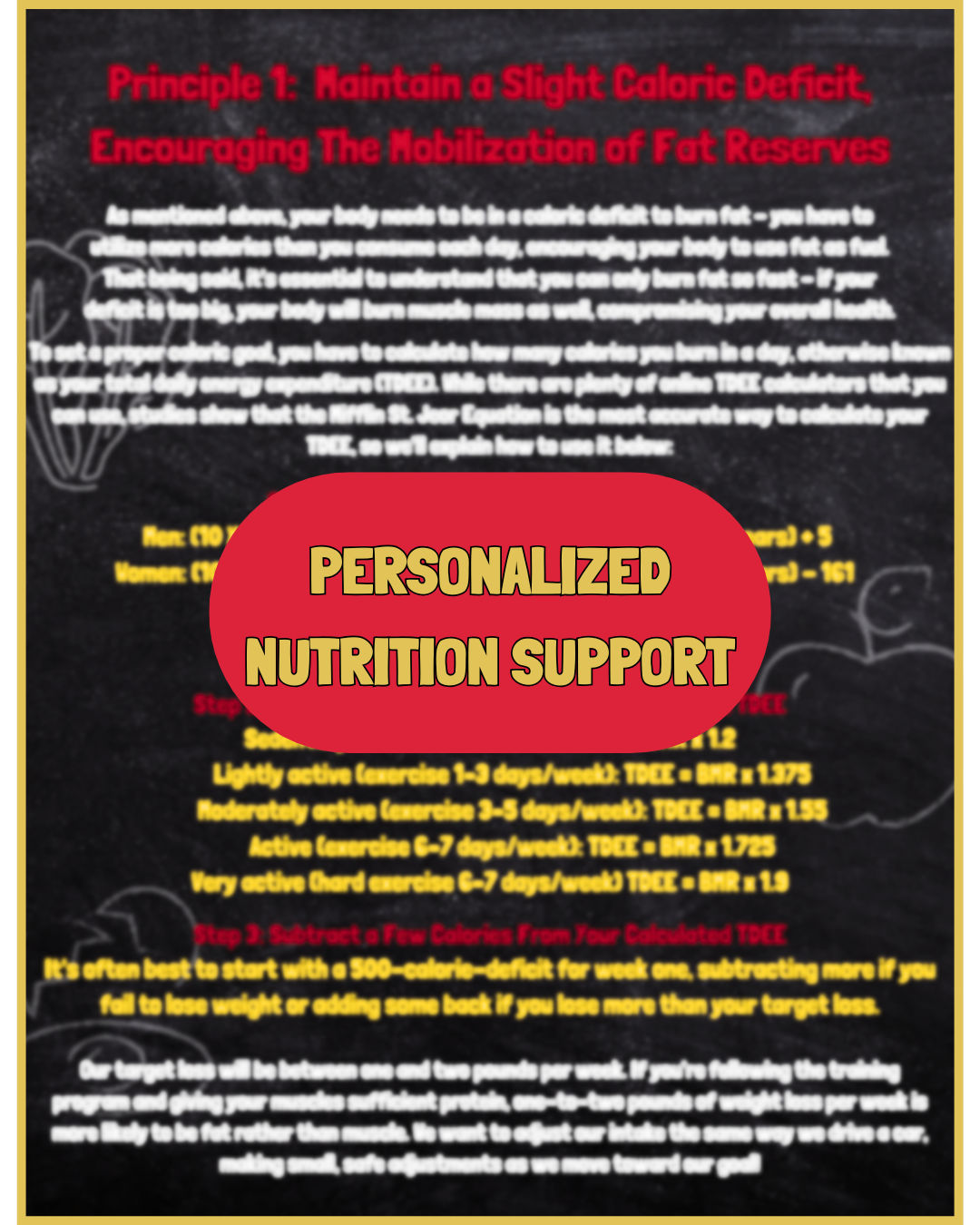 THE FITNESS 101 FAT LOSS FORMULA