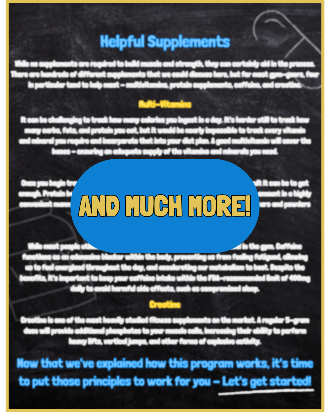 THE FITNESS 101 MUSCLE BUILDING MANUAL