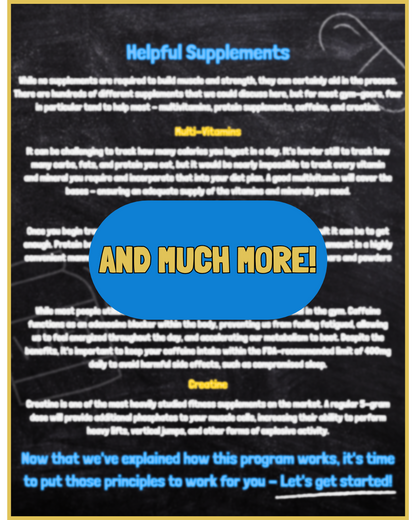 THE FITNESS 101 MUSCLE BUILDING MANUAL